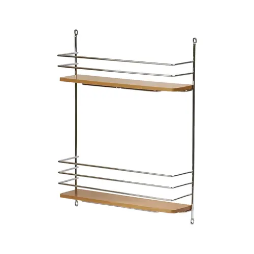 Door Rack, Cabinet Accessory For 21" inset door, W x H: 362 x 457 (14 1/4" x 18") Chrome