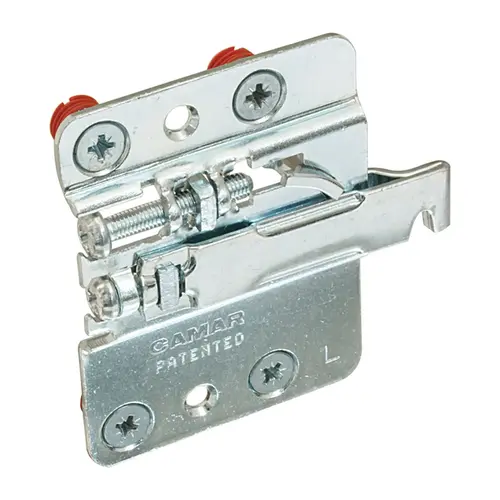 Cabinet Hanger, Heavy Duty, Dowel Mounted, 528 lb. Load Capacity Left Steel, galvanized, mounting: Left hand, base unit hanger Zinc plated