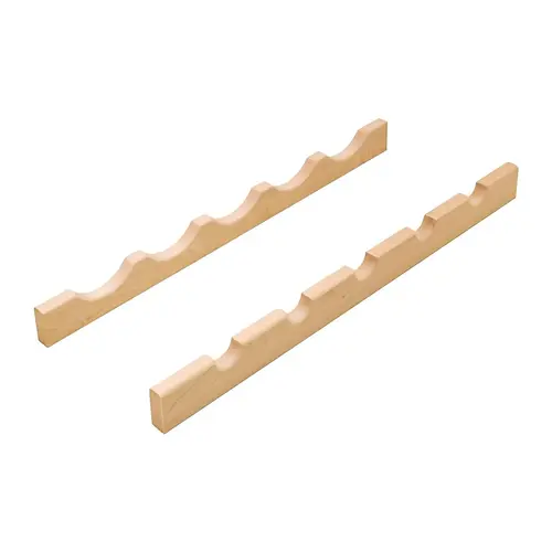 Bottle Rack, Wooden Cabinet Accessory Stores 5 bottles 24" Maple, 610 mm (24")