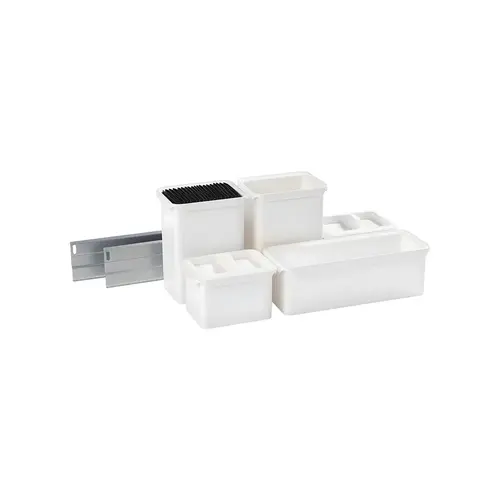Youboxx, for Dispensa Base Pull-Out II Set 1 Set 1, silver Silver, powder-coated