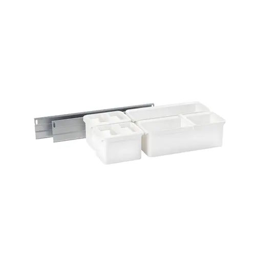 Youboxx, for Dispensa Base Pull-Out II Set 2 Set 2, silver Silver, powder-coated