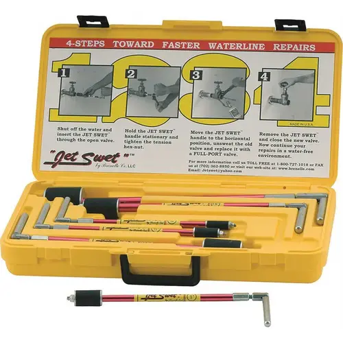 JET SWET JET PACK 1/2 IN. TO 2 IN. WITH CASE JET SWET JET PACK 1/2 IN. TO 2 IN. WITH CASE