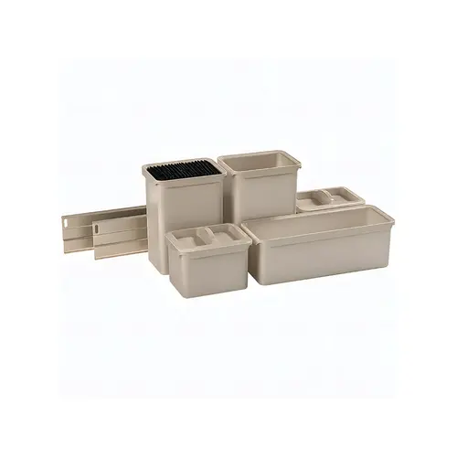 Youboxx, for Dispensa Base Pull-Out II Set 1 Set 1, champagne Champagne, powder-coated