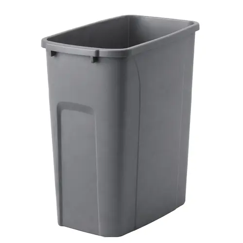 Replacement Waste Bin, for KV Pull Out Units 35 qts Frosted nickel, 35 qt. Gray, frosted, Nickel plated