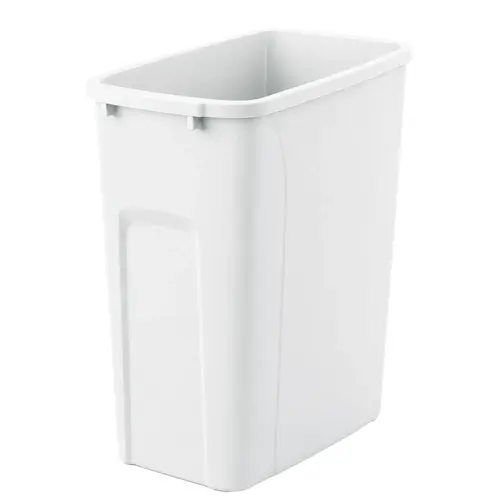 Replacement Waste Bin, for KV Pull Out Units 35 qts White, 35 qt. White