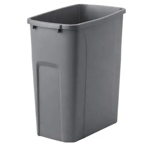 Replacement Waste Bin, for KV Pull Out Units 50 qts Frosted nickel, 50 qt. Gray, frosted, Nickel plated