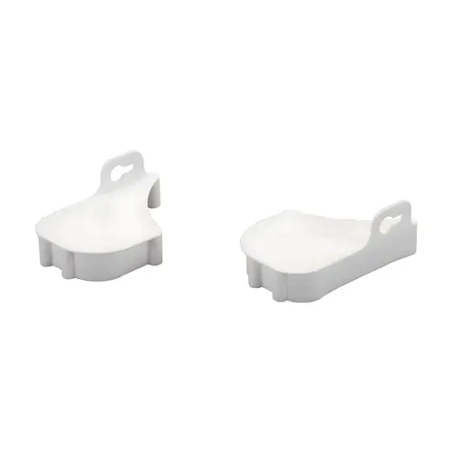 End Caps, for Cut-to-Size Tip-Out Tray White White Pair