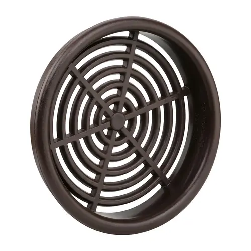 Air Ventilation Cap, Slotted, diameter 65 mm Round, Brown Brown