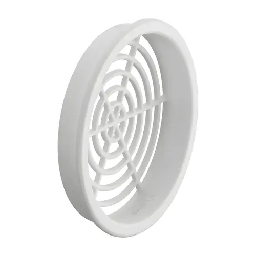 Air Ventilation Cap, Slotted, diameter 65 mm Round, White White