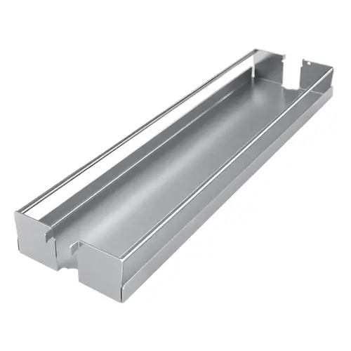 Metal Tray Set, for Dispensa Base Pull-Out II 101.6 mm 4" wide, silver Silver, powder-coated