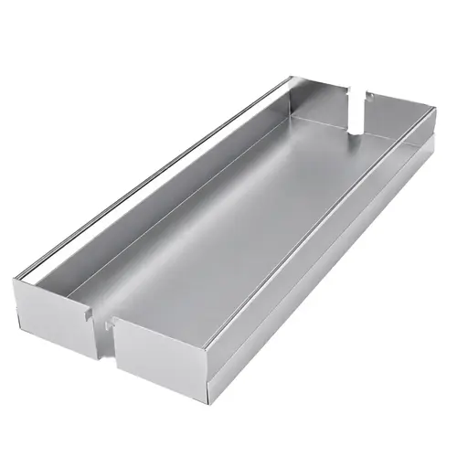 Metal Tray Set, for Dispensa Base Pull-Out II 177.8 mm 7" wide, silver Silver, powder-coated