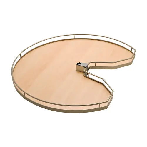 Kidney Shaped Wood Shelf, for Revo Maple/Champagne Shelf: Maple, Surround: Champagne Pair