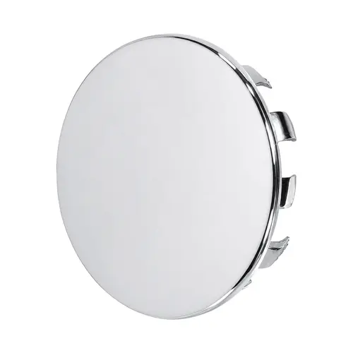 End Cap, Steel Material, 1-1/16" Cap Diameter, For Use With Tubing Hardware Components, Polished Chrome Finish