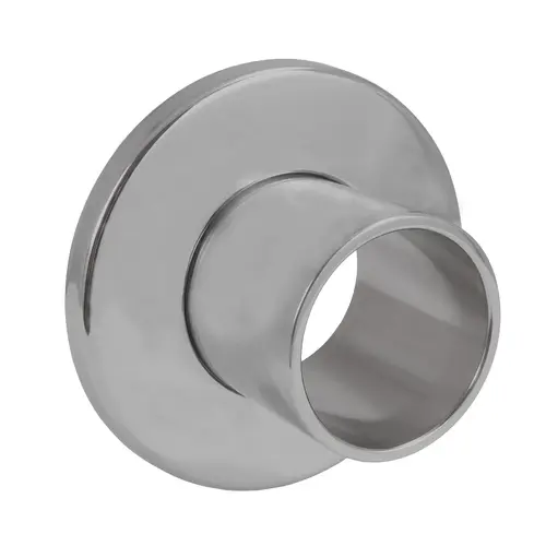Round Stainless Steel Flange, 1" and 1-1/16" Tubing Diameter, 2-7/16" Outside Diameter, Stainless Steel Material And Finish