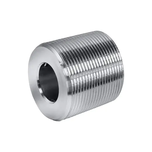 Plug, Steel Material, 1-5/16" Outside Diameter, Standard Threaded Design, Polished Chrome Finish