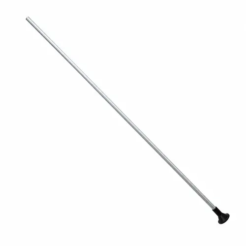 Wardrobe Lift Extension Arm, Steel Material, 48" Length, Black handle Finish, Satin Chrome rod Finish