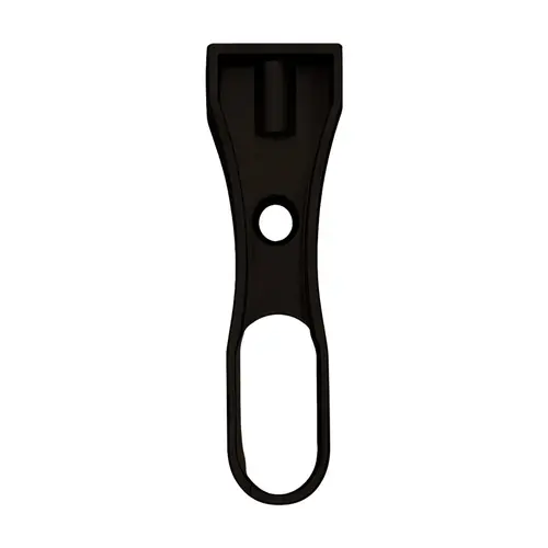 Oval Center Support And Flange, Zamak Material, Dual-Purpose Support, 19/32" x 1-3/16" Opening Size, Oil Rubbed Bronze Finish
