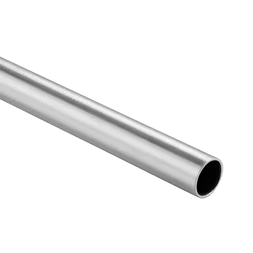 Round Closet Tube, Stainless Steel Material, 1-1/16" Outside Diameter, 14 Gauge Wall Thickness, 120" Length, Bright Solid Stainless Steel Finish