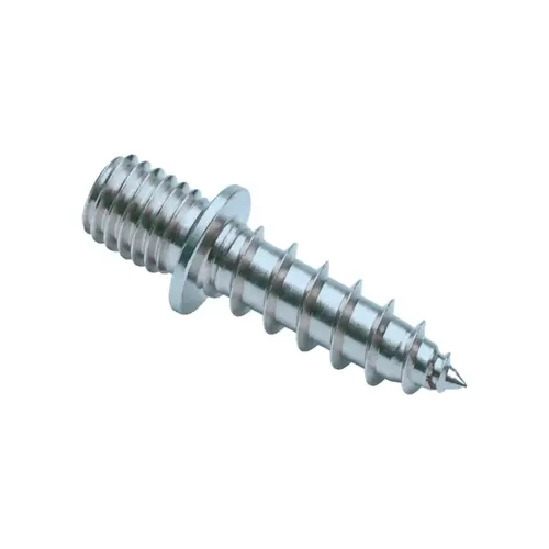 Machine Screw BB, Steel Material, 6 Gauge, 27/32" Length, 5/8" Insert Length, 8-32 Thread, Zinc Finish