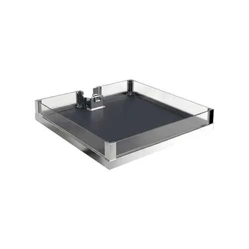 Tray Set (of Four), for LAVIDO Pantry Pull-Out 449 mm 21" 17 11/16" Chrome/Anthracite, 449 mm (17 11/16") Chrome/Anthracite
