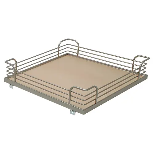 Storage Tray, Arena Plus, for 220 lbs. Weight Capacity Pantry Pull-Out 14 7/8" For Base Pull-Out II, Champagne/Maple, width 14 7/8", for frame width 21" Shelf: Maple Surround: Champagne