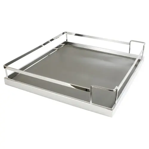 Storage Tray, Arena Plus, for 220 lbs. Weight Capacity Pantry Pull-Out 14 7/8" For Base Pull-Out II, Chrome/Anthracite, width 14 7/8", for frame width 21" Shelf: Anthracite Surround: Chrome