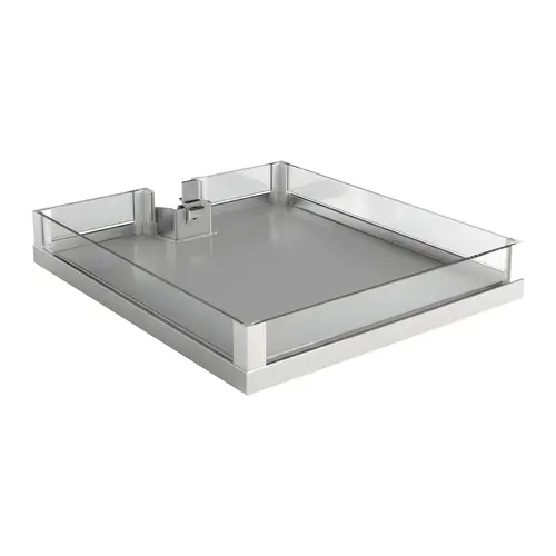 Individual Adjustable Tray, for LAVIDO Pantry Pull-Out 449 mm 21" 17 11/16" Chrome/Anthracite, 449 mm (17 11/16") Chrome/Anthracite