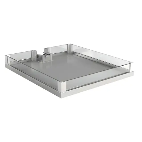 Individual Adjustable Tray, for LAVIDO Pantry Pull-Out 449 mm 24" 21 5/8" Chrome/Anthracite, 549 mm (21 5/8") Chrome/Anthracite