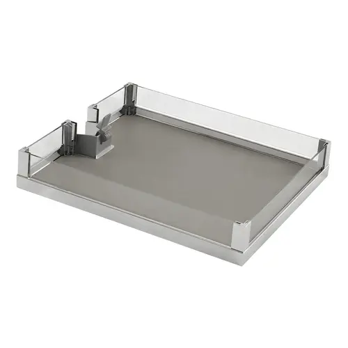 Individual Adjustable Tray, for LAVIDO Pantry Pull-Out 403 mm 18" 15 3/4" Chrome/Anthracite, 403 mm (15 1/4") Chrome/Anthracite