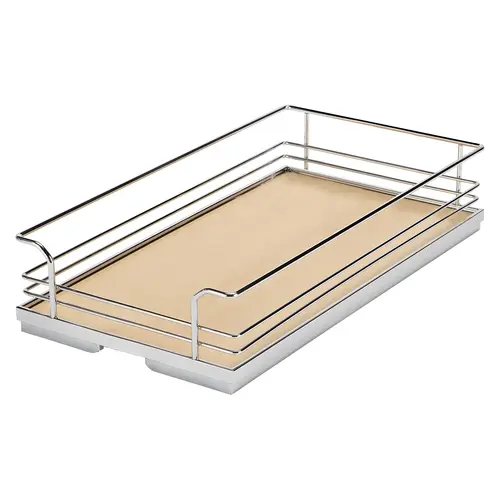 Storage Tray, for Internal Drawer Pull-Out 327 x 524 x 109 mm 12 7/8" Arena Plus, Chrome/Maple, width 12 7/8" Shelf: Maple Surround: Chrome