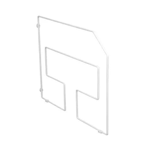 Tray Divider 24 x 495 x 457.2 mm TD18-W 18" Height, white White, White