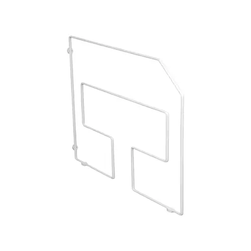 Tray Divider 24 x 495 x 304.8 mm TD12-W 12" Height, white White, White