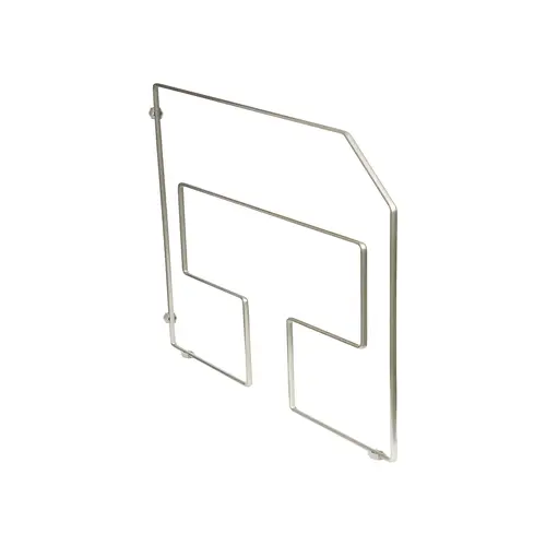 Tray Divider 24 x 495 x 304.8 mm TD12-FN 12" Height, frosted nickel Frosted nickel