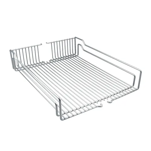 Wire Basket Set, for Pantry Pull-Out 431.8 x 518 x 105 mm 444.5 mm Dispensa, Chrome, width 17" Chrome