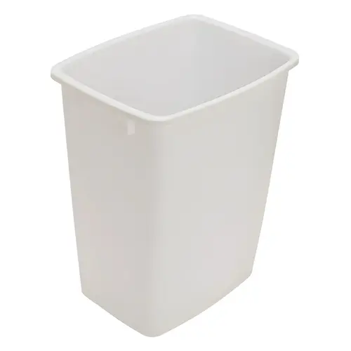 Replacement Waste Bin, for Kessebhmer Wire and Wood Framed Waste Pull-Out Units 25.5 267 x 267 x 450 mm 18" 10 1/2" White, 25.5 qt bin White