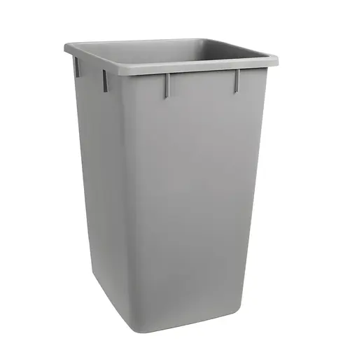 Replacement Waste Bin, for Kessebhmer Wire and Wood Framed Waste Pull-Out Units 36 qt 356 x 267 x 450 mm 18" 14" Gray, 36 qt bin Gray