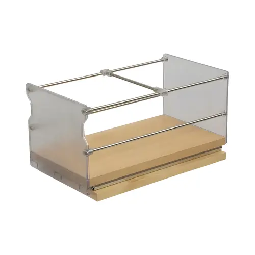 Individual Pull-Out Spice Rack, Wooden Cabinet Accessory 5 3/4" 5 7/8" Width x Height: 149 mm (5 7/8") x 146 mm (5 3/4")