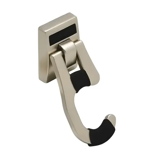 Broom Hook, TAG Synergy Elite Collection Matt nickel Aluminum colored, Matt nickel