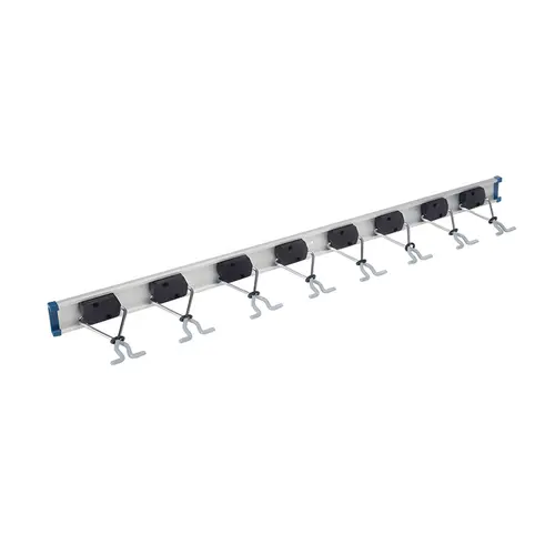 Utility Hook, Ultrahold 36" 8 length: 914 mm (36"), 8 hooks Rail: Anodized
