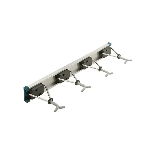 Utility Hook, Ultrahold 18" 4 length: 457 mm (18"), 4 hooks Rail: Anodized