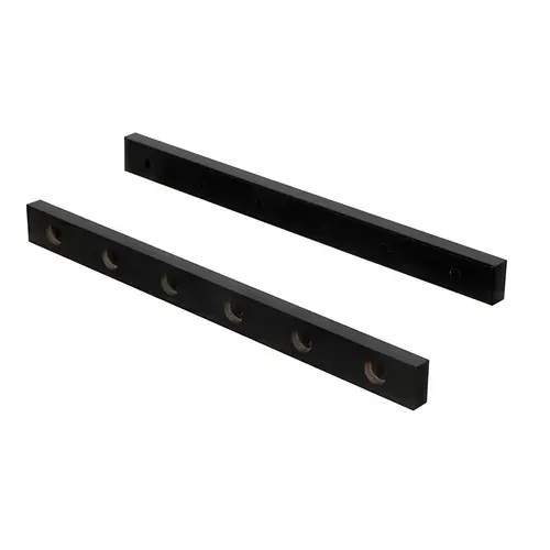 Brackets, For Parallel Rods 12" For 6 parallel rods black, painted, 12" black, black, painted Pair