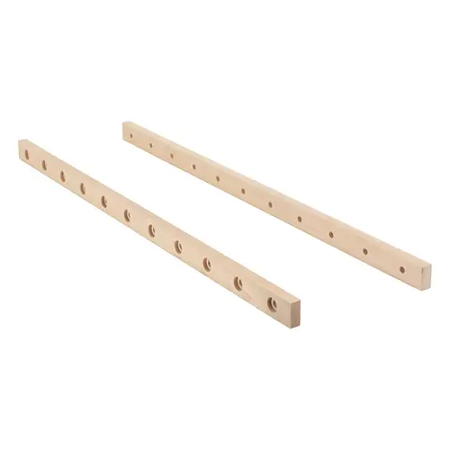 Brackets, For Parallel Rods 22" For 11 parallel rods unfinished, 22" unfinished Pair