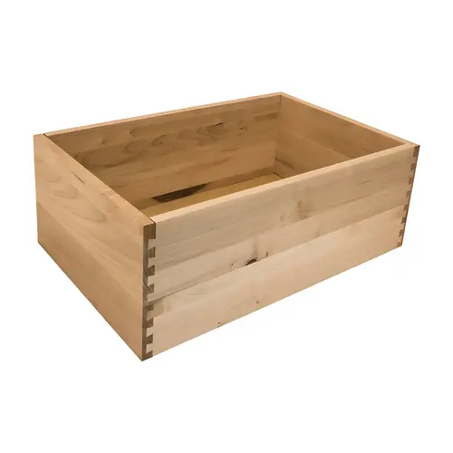 Rollout Tray, Maple 457.2 mm For 18" cabinet width; 7 3/4" tray height; Frameless Plastic coated white aluminium, RAL 9006