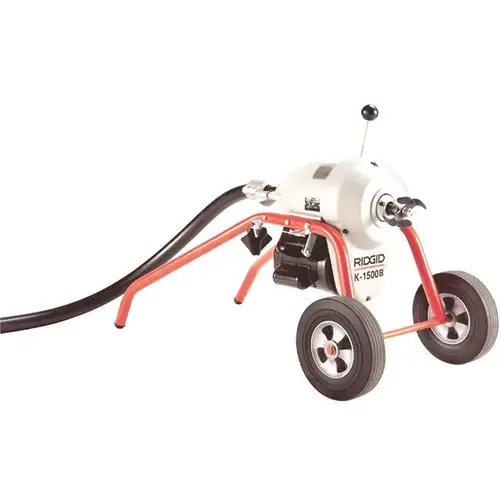 Model K-1500 Drain Cleaners, K-1500B, B Frame, 710 RPM, 2 in to 8 in Pipe dia, with C-11 Model K-1500 Drain Cleaners, K-1500B, B Frame, 710 RPM, 2 in to 8 in Pipe dia, with C-11