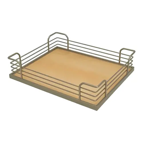 Back Frame Tray Set, for Tandem Chef's Pantry Frame clearance: 21" Interior clearance: 22 1/2" 20 7/8" Arena Plus, Champagne/Maple, width 20 7/8"