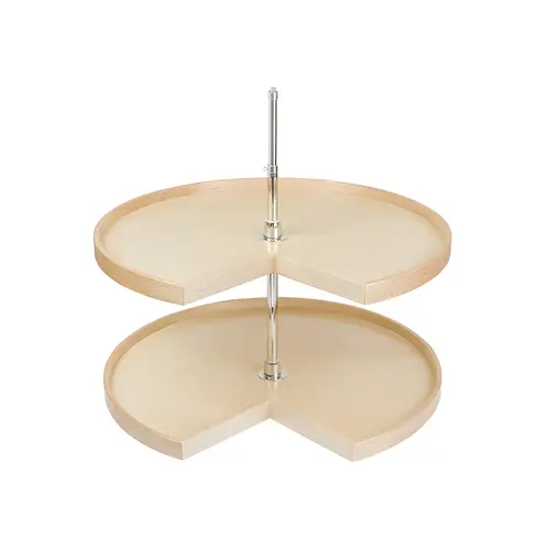 Two Shelf Pie-Cut Lazy Susan with Hardware 32" Century Contender Series, 813 mm (32") diameter Prefinished