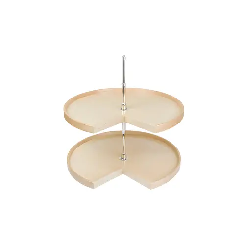 Two Shelf Pie-Cut Lazy Susan with Hardware 28" Century Contender Series, 711 mm (28") diameter Prefinished