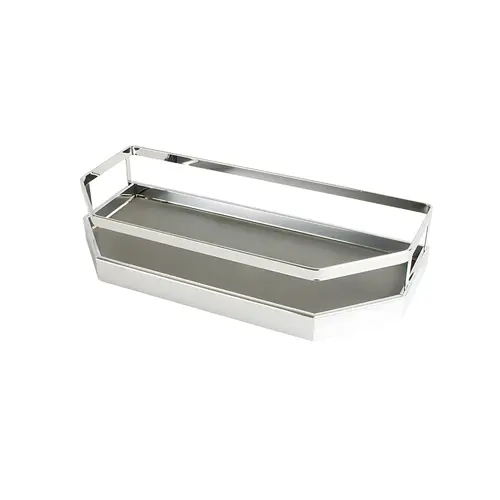 Door Tray Set, for Tandem Chef's Pantry Interior clearance: 19 1/2" 14 1/8" Arena Plus, Chrome/anthracite, width 14 1/8"