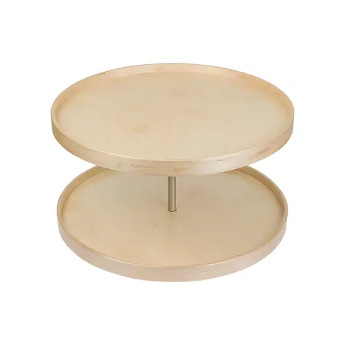 Two Shelf Full Round Lazy Susan Set, Maple/Baltic Birch 32" Century Signature Series, 813 mm (32") diameter