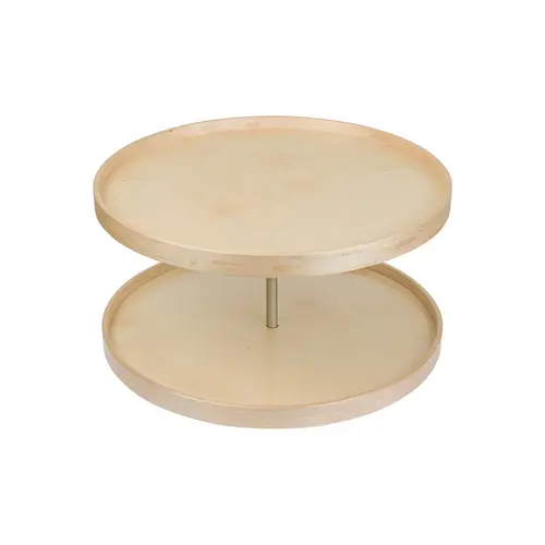 Two Shelf Full Round Lazy Susan Set, Maple/Baltic Birch 28" Century Signature Series, 711 mm (28") diameter